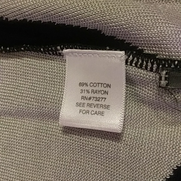 Dana Buchman zebra print open front cardigan, GUC - Picture 3 of 8